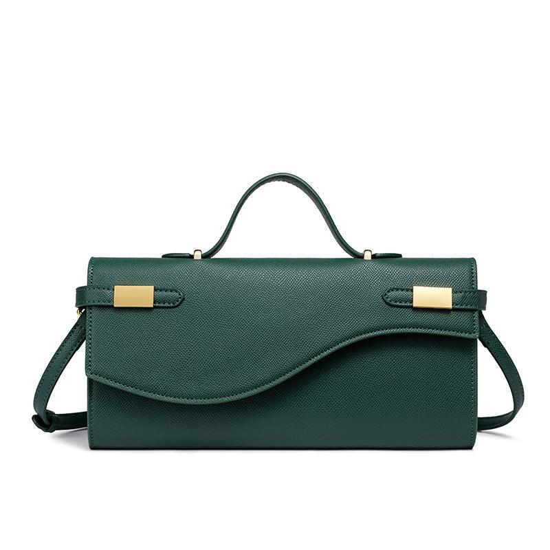 New Palm Pattern Long Handbag Mini Handheld First Generation Kelly Fashion Women's Bag