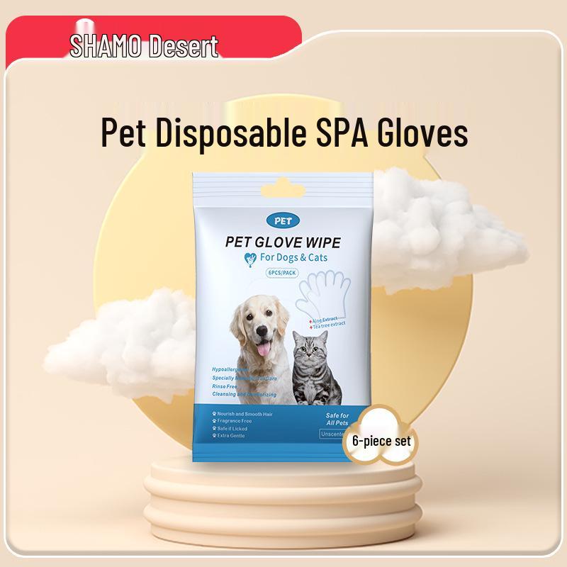 Pet Ear Cleaning Wipes & Finger Sleeves for Cats and Dogs - Ear Mite Removal and Care
