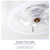 Modern LED Ceiling Fan Light with High Power and Wide Voltage (85-265V) for Restaurants