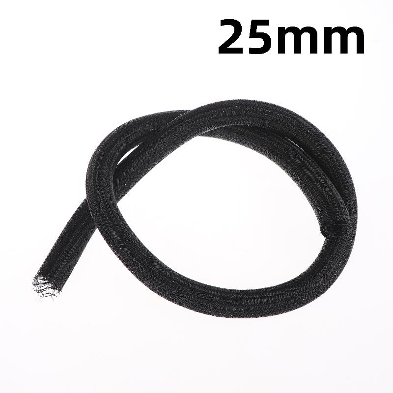 1Pcs 8~32Mm Self-Closed Insulated Sheath 1 Meter Pet Braided Cable Sleeve High Protection Wear Resistant Wire Organizer Sleeving