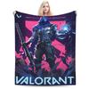 Valorant Game Blanket Quality Warm  Throw Blanket Winter Kids Bedroom Funny Bedspread