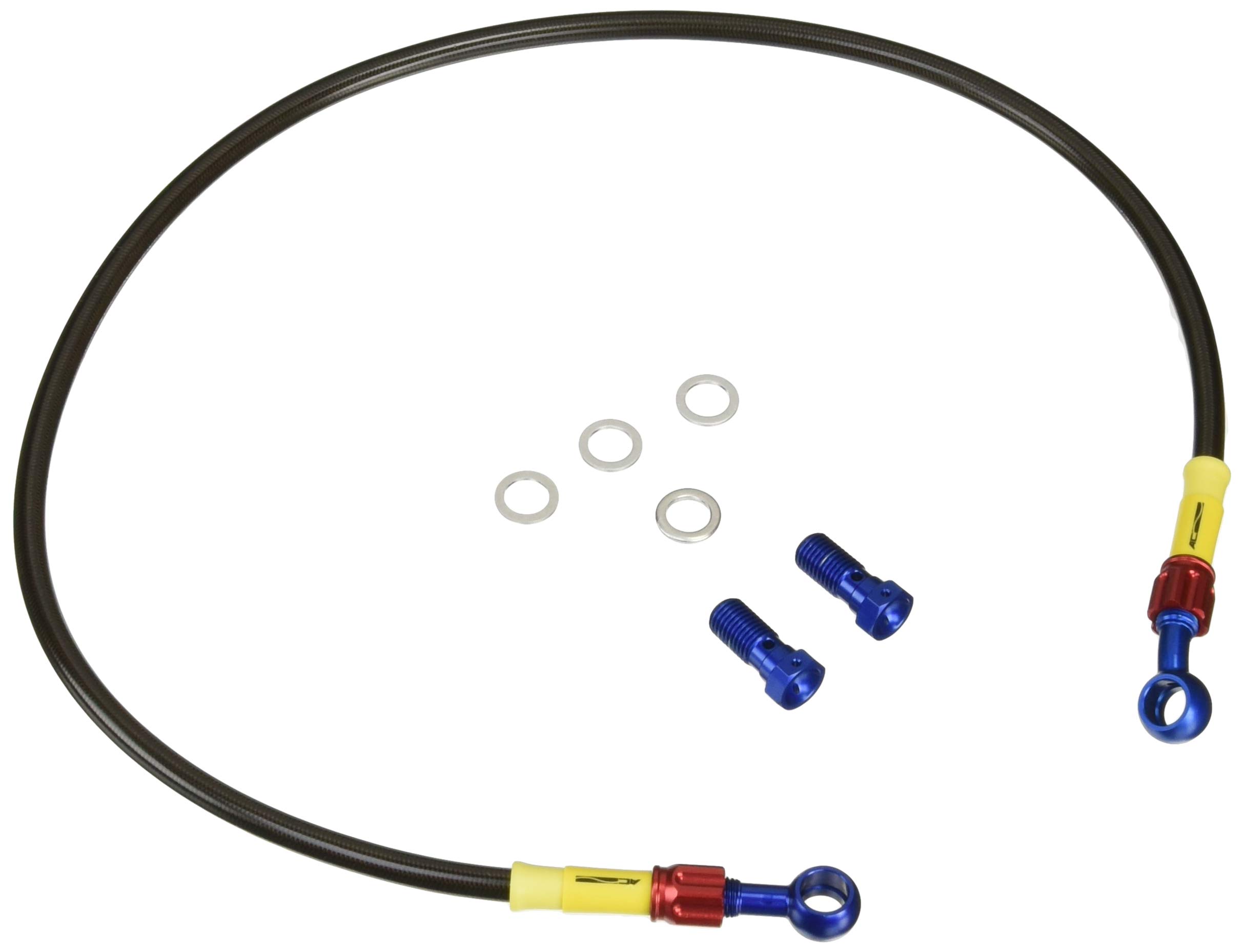 AC Performance Line (AC-PERFORMANCELINE) Brake Hose/Smoke [Socket Blue/Red] [NSR250R( 88)] For For rear красный