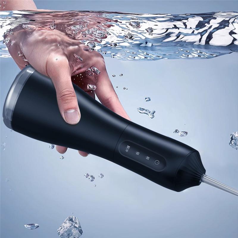 

Electric Oral Irrigator Taltar Remover Compact Size Easy To Travel Home Use чёрный