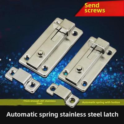 Perno de Seguridad Automático de Resorte de Acero Inoxidable para Puerta