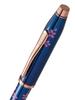 Cross Century II YOZAKURA Cobalt Blue Rollerball Pen with Premium Gift Medium Perfect Gift for Day or Promotion Box, Water-Based Ink, Nib, Father's