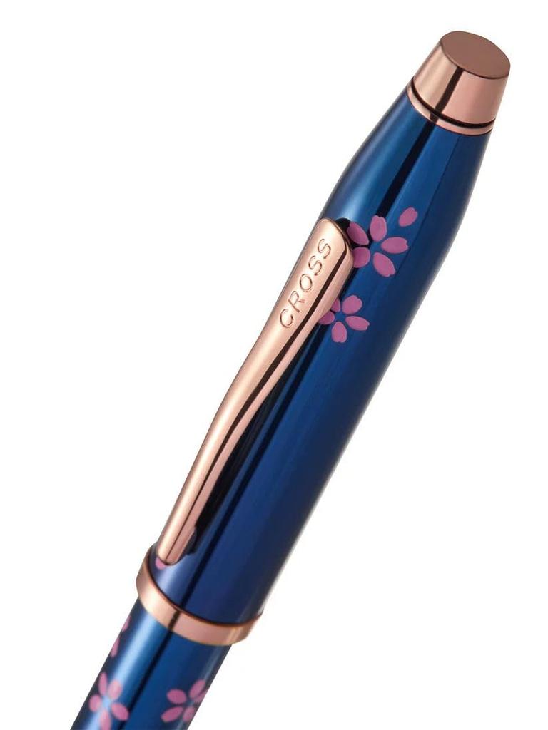 Cross Century II YOZAKURA Cobalt Blue Rollerball Pen with Premium Gift Medium Perfect Gift for Day or Promotion Box, Water-Based Ink, Nib, Father's