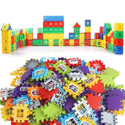 Children Building Houses Building Blocks Assembling Toy Montessori Early Education Toys Puzzle Collage Parent-child Game TMZ