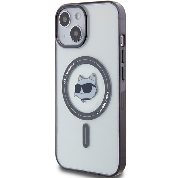Etui Do iPhone 15 Plus Karl Lagerfeld MagSafe Przezroczyste
