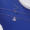Dreamtimes Trendy Gymnastics Female Gym Sport Yoga Dance Pendant Chain Necklaces Women Girl Choker Party Gift Jewelry Wholesale