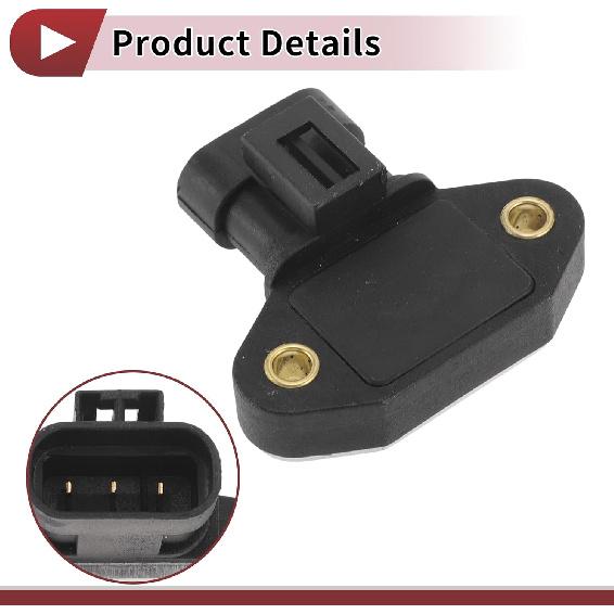 No.F3XY12K072A/220200B000/2202056E17/2202055Y00 Ignition Module Ignition Control Module for Nissan Quest 1993-1998 ABS Metal Black