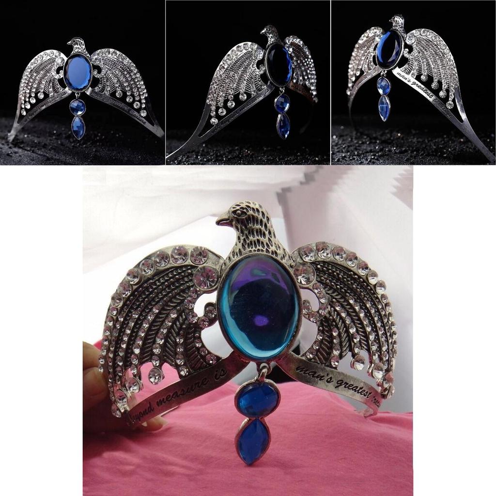 Prachtige Metaalkroon Geïnspireerd op een Arend Voor Ravenklauw Fans Perfect Voor Harry Potter Liefhebbers