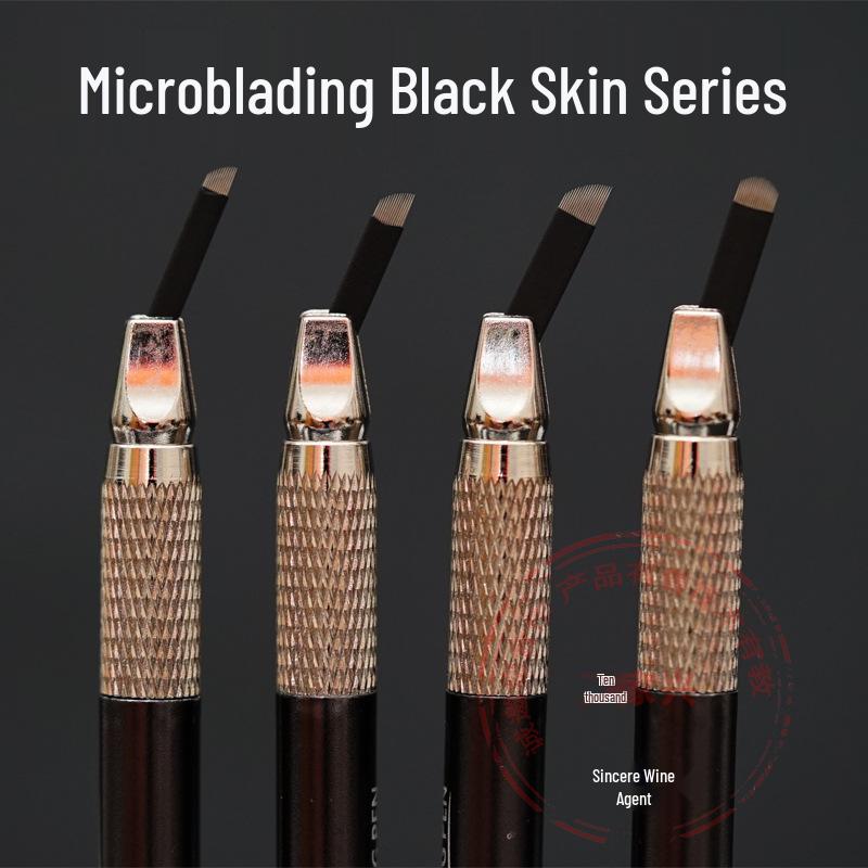 0.18mm Black Silk Microblading Needle for Lip & Eyeliner Tattoo