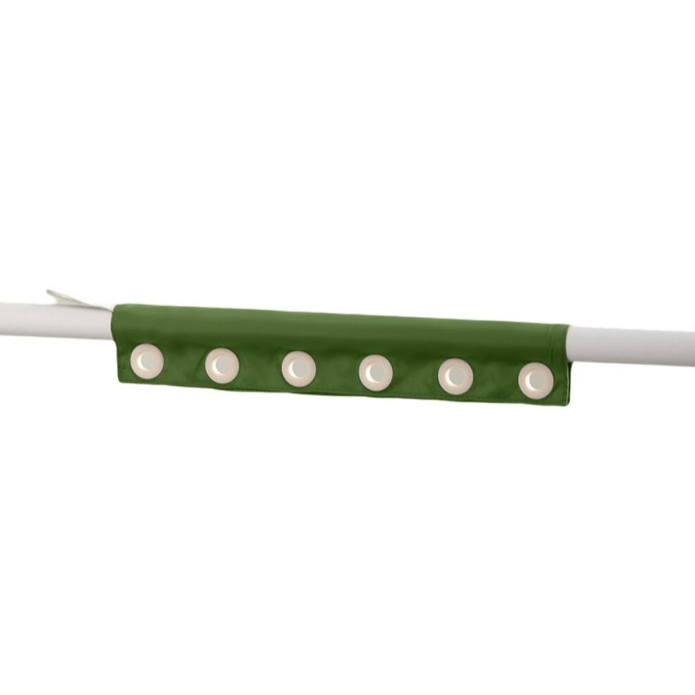 Removable Fabric Clothing Clip Foldable Hanging Socks Organizer Windproof Hanger  Indoor Use Green