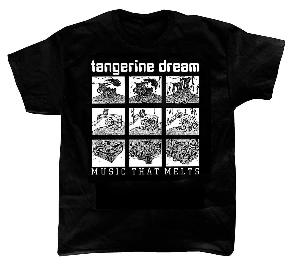 TANGERINE DREAM Band Music That Melts Shirt Classic Black Unisex S-5XL MI698 Unisex T-Shirt XXXL