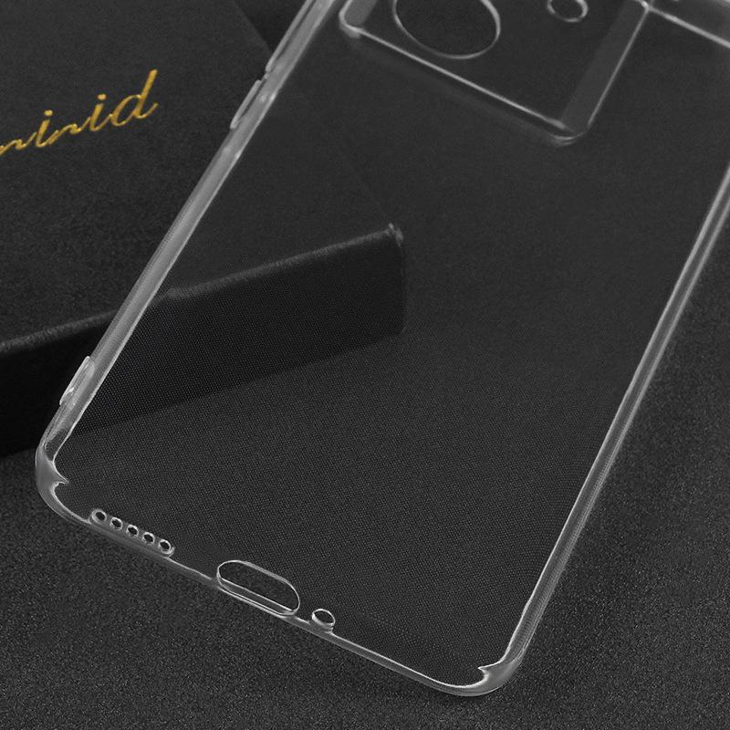 For Xiaomi 13T/13T Pro HD Clear Cell Phone Case Flexible TPU Cover with Precise Rear Lens Cutout