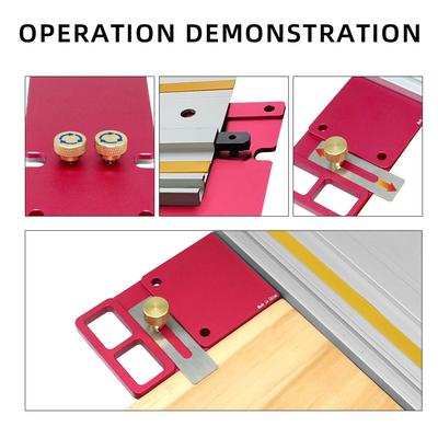 220MM Right Angle Circle Saw Guide Rail Positioning Plate 90 Degree Aluminum Alloy Electric Circular Saw Track Angle