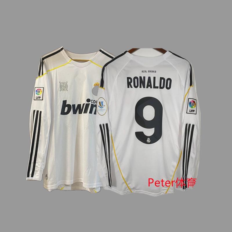 Vintage Futbol Forması Uzun Kollu Klasik Milli Takım Gömleği Beckham Zidane C Ronaldo Retro Futbol Üstü