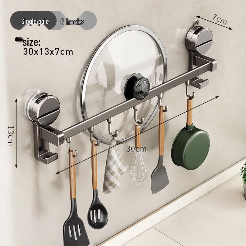 Abdo Multi-functional Suction Cup Kitchen Hanging Rack