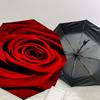 1PC Rose Flower Automatic Open/Close Umbrella with Windproof, 8-Rib Sturdy Canopy, Durable Ribs, Fashionable Design, 1302a