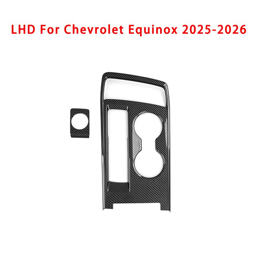Automotive Centre Console Trim Frame Central Gear Shift Protective Covers ABS Material For Chevrolet Equinox 2025-2026 LHD