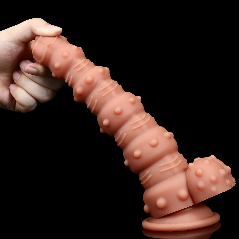 Silica Gel Realistic Dildo for Women Masturbator Soft Jelly Suction Cup Anal Big Penis Anal Plug Erotic Adults Female Lesbian Sex Toys