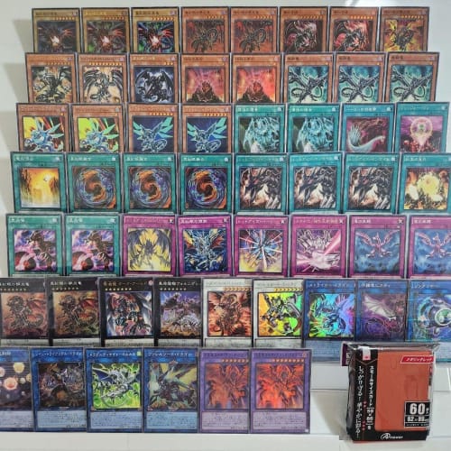 [Deck Sale] Red-Eyes Black Dragon Deck Pre-constructed Deck with Sleeves Red-Eyes Black Full Metal Dragon