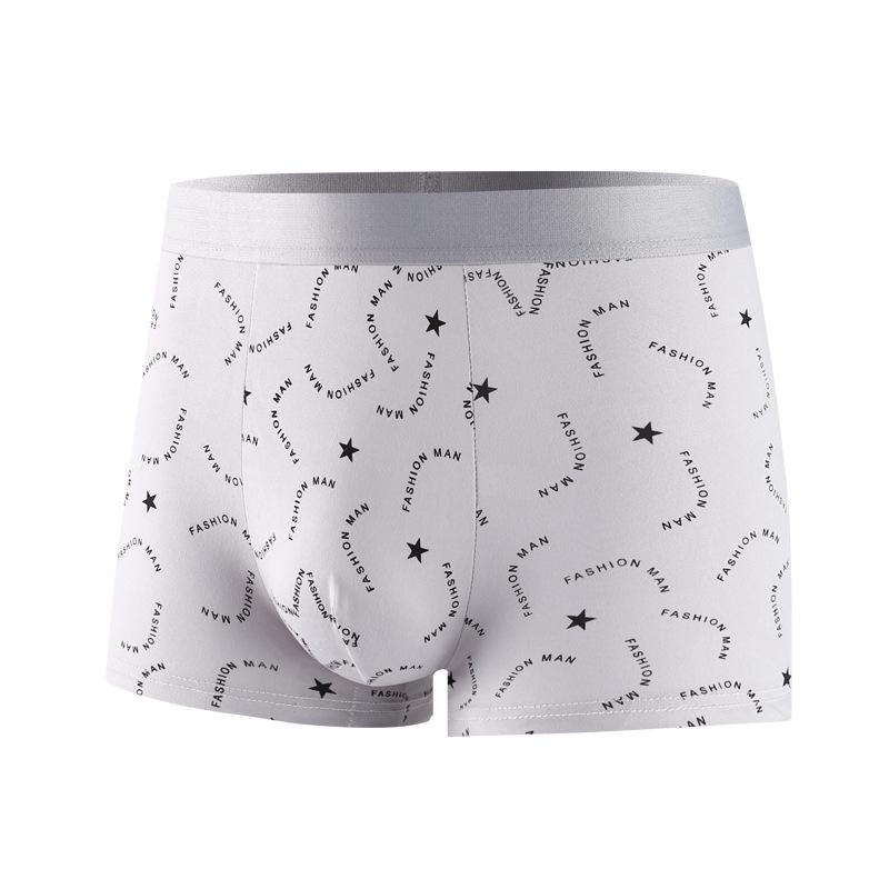 4PCS XL-4XL Men Boxer Underwear Breathable Plus Size Shorts Boxer Middle Male Comfort Antibacterial Boxer Shorts