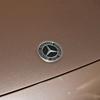New 80% Car Metal Flat Hood Emblem Sticker Front Badge Accessories For Mercedes Benz W203 W206 W212 W167 W166 W247 C E GLA GLC