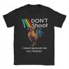 Don Shoot Game Arc Raiders Rooster  TShirts Men  Vintage Cotton Tees Round Neck Short Sleeve T Shirts Adult Clothing
