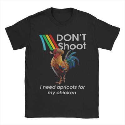 Don Shoot Game Arc Raiders Rooster  TShirts Men  Vintage Cotton Tees Round Neck Short Sleeve T Shirts Adult Clothing