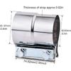 ZFBB2.5" Lap Joint Band Clamp Exhaust Clamps Pipe Repair Parts Stainless Steel