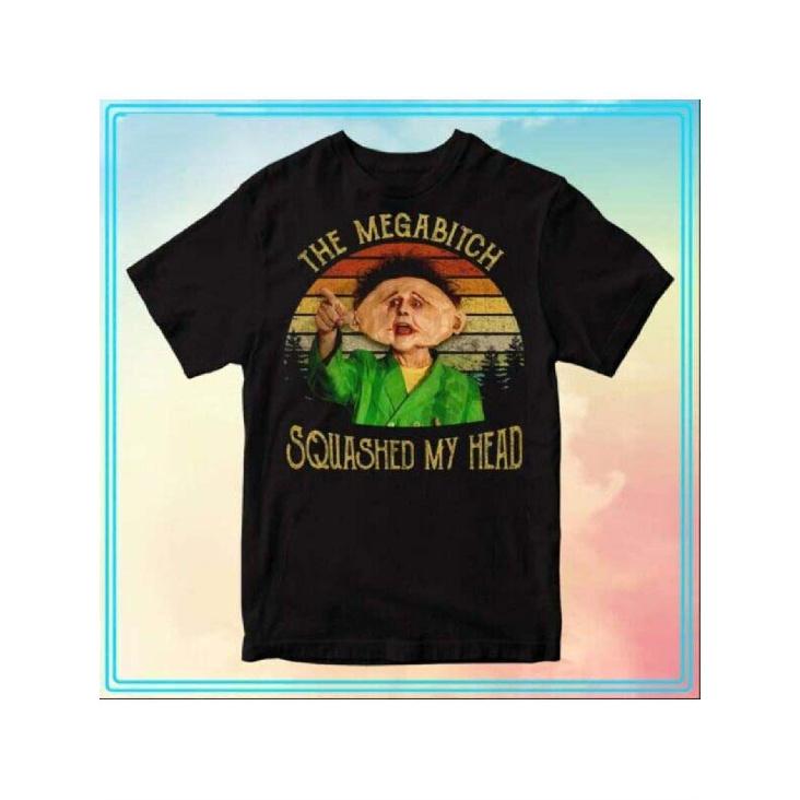 Men S Funny Drop Dead Fred Movie Quote T-Shirt - Super Rich for Man Squashed My Head Graphic Tee - Retro Comedy Film Costume & Fan Gift - S чёрный