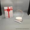 3D Night Light with Solid Wood Base - Erasable Luminous Acrylic Message Board