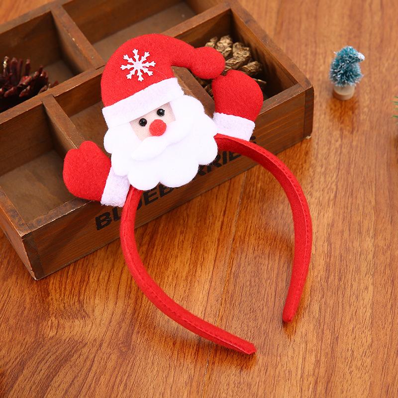 Christmas Decorations Glowing Hand Buckles Santa Claus Children's Gifts Party Atmosphere Props Bells Handmade