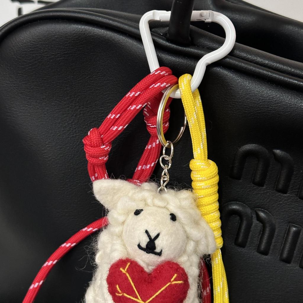 Nepal Wool Felt Pendant Charm - Cute Backpack Decoration & Gift Ornament