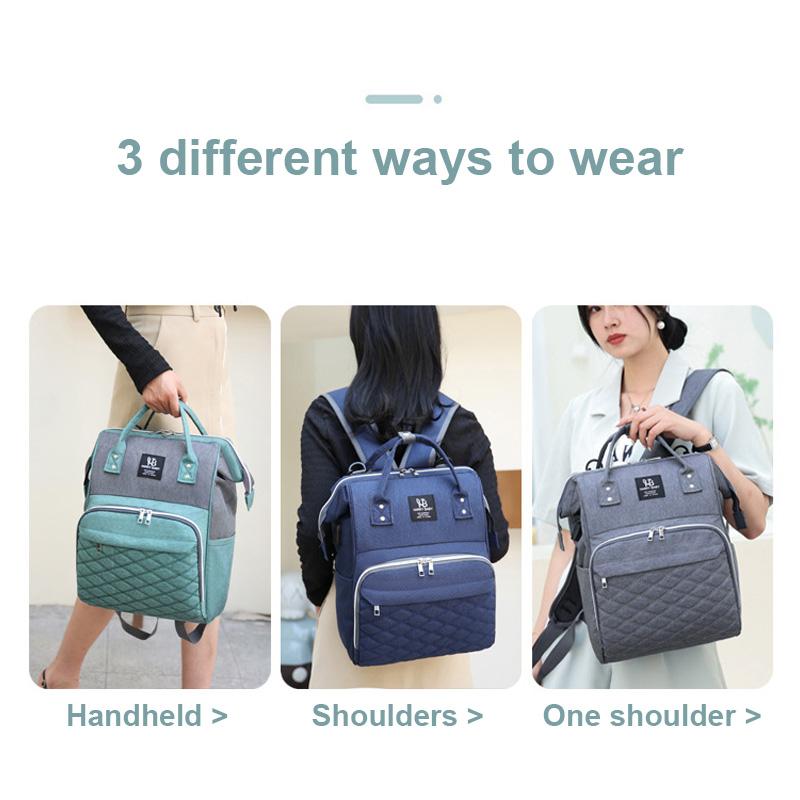 Mami Windeltaschen Baby Kinderwagen Hängende Tasche Mutter Große Kapazität Windel Rucksäcke Mit Wickelunterlage Praktische Baby Stilltaschen