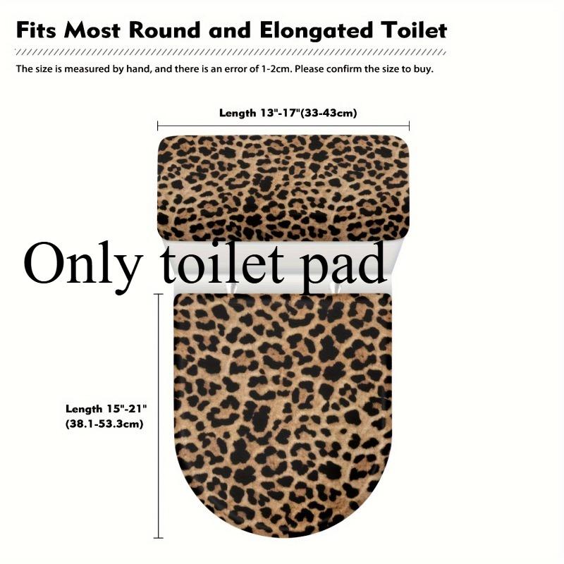 

2pcs/set All-Season Polyester Toilet Seat Cover Non-Slip Universal Commode Cushion Pad for Round Oval Toilets Household Supplies