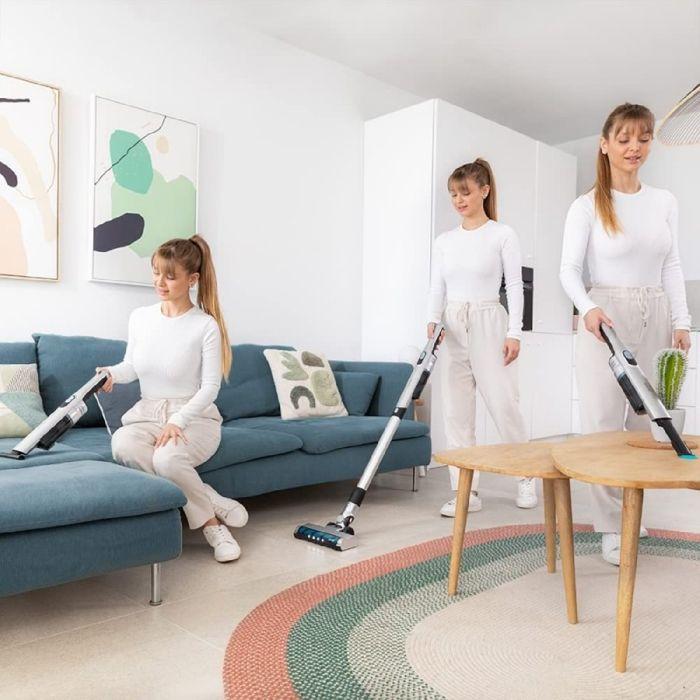 Cecotec aspirateur vertical sans fil ultraléger scoba 2100 jalisco: 210 w et 20 kpa de puissance d'aspiration