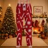 Men's Christmas Printed Pajama Pants for Casual Sleep
