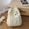 Simple and Casual Large-capacity Backpack, Lightweight, Suitable for Students' Class Commuting.