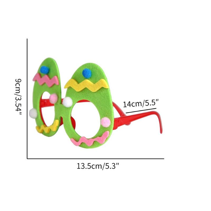 1Pcs Easter Decoration Glasses Chick Rabbit Egg Glasses Party Supplies Props Children Gifts Ornament Easter Glasses Decoration