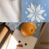 Cute Snowman Scarf Warm Knitted Scarf for Autumn and Winter