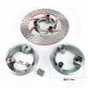 Anello di Serraggio per Conversione Foro 70mm Disco Freno a Tamburo Posteriore 110mm Disco Freno 220mm Scooter Elettrico E-bike Ciclomotore