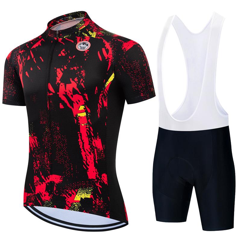 

2026 Pro Team Men s Summer Bike Mountain Uniform Ropa Ciclismo Maillot Hombre Bicycle Clothing Summer Breathable Cycling Suit Set Asian size-S