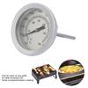 BBQ Thermometer, Stainless Steel Grill Smoker Thermometer 50550 with Double Scale, for Oven Grill BBQ Cooking