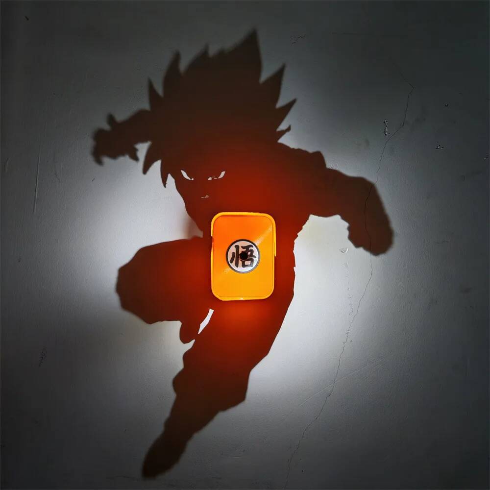 2026 New One Piece Zoro Lamp Toy Luffy Goku Zoro Wall Lamp Shadow Lamp Light Projector Lamp Anime Peripherals Toy Gift For Kid