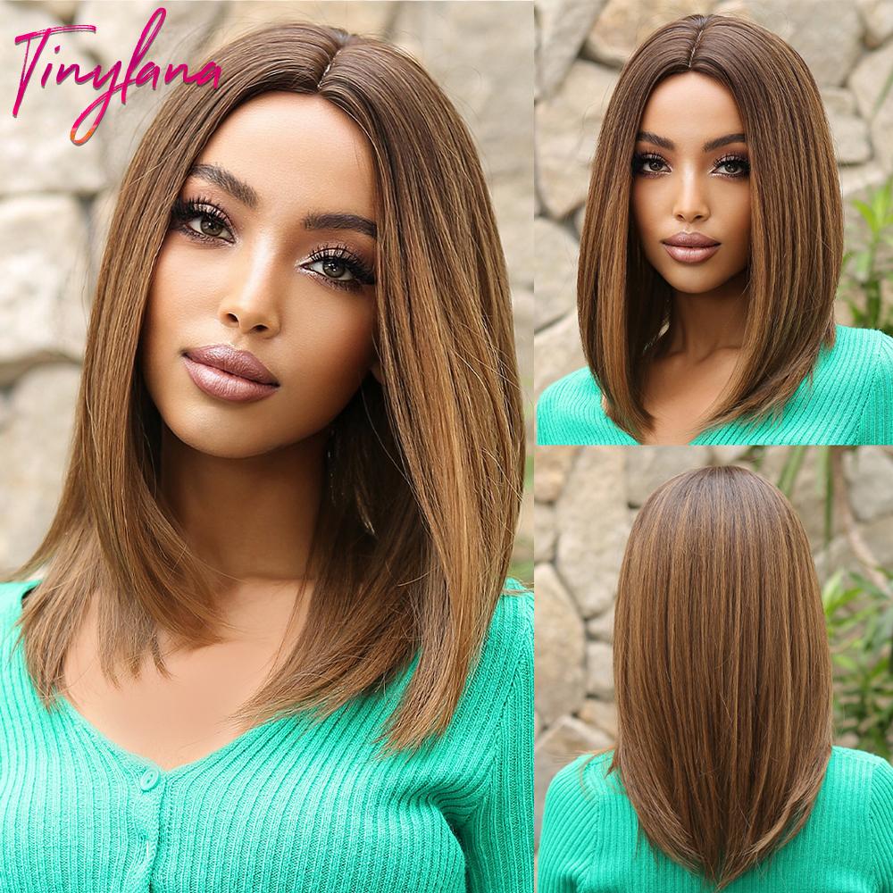 Weiße blonde graue synthetische Perücken mit Pony, kurze gerade Bob-Haarperücke für Frauen, Cosplay, tägliches natürliches Haar, hitzebeständig