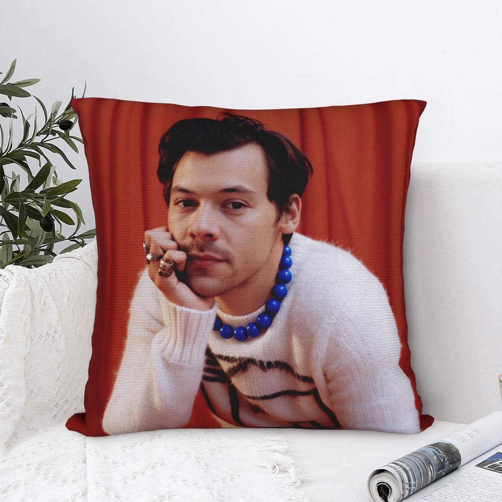 Singer H-Harrys S-Styles Pillow Case Custom Pillow Cover For Living Room Sofa Novelty Cushion Cover
