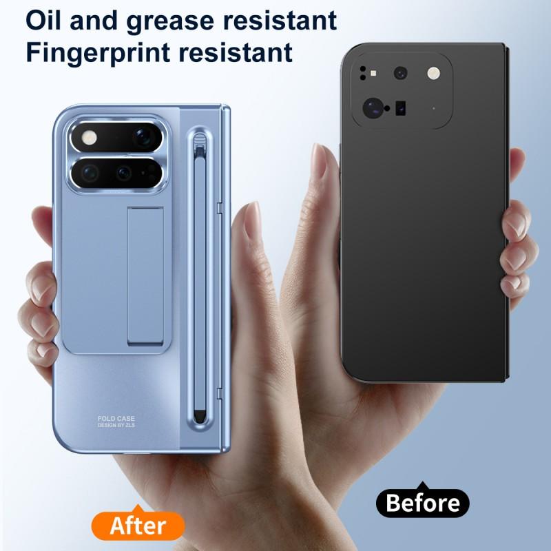 Étui de téléphone pliable Google Pixel 11 Pro 10 9 Avec charnière plaquée Protection intégrale antichoc