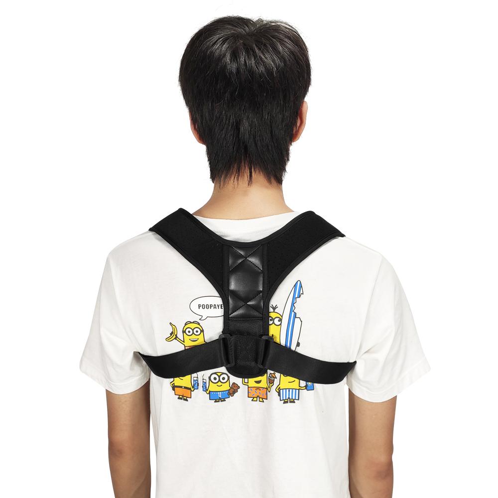 Adjustable Back Support Posture Corrector Belt Breathable Relief for Neck Back & Shoulder Protective Feature